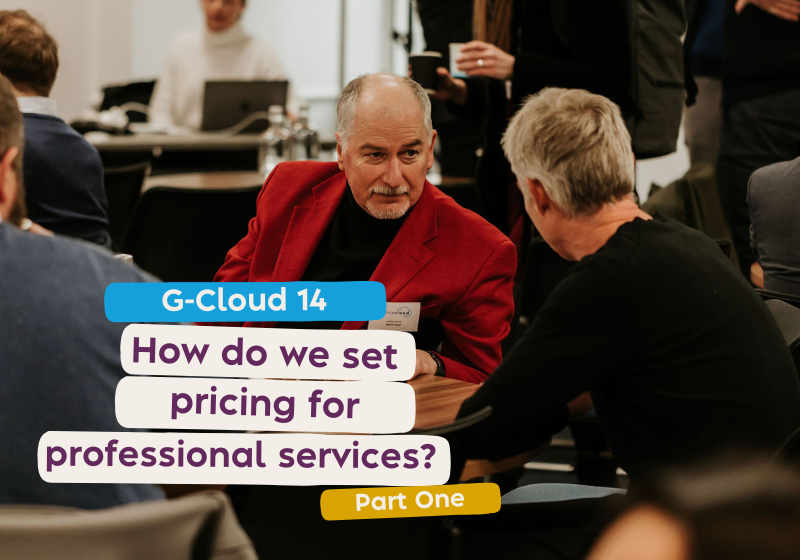 G Cloud 14 How do we set pricing for professional services Part one PREVIEW aspect ratio 800 560
