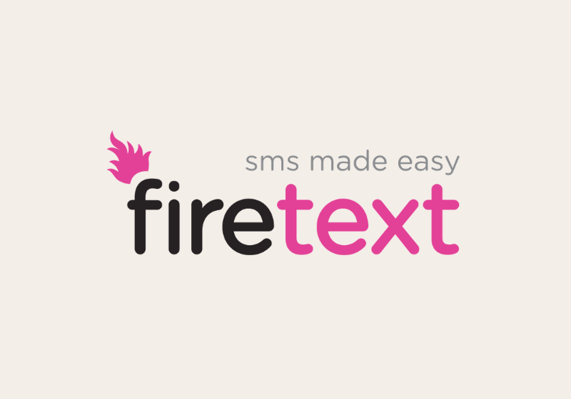 FireText Logo for Case Study with Advice Cloud aspect ratio 800 560