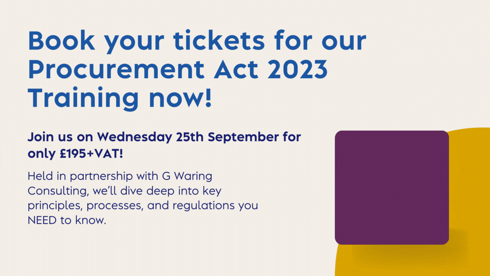 Procurement Act 2023 Training Call to Action