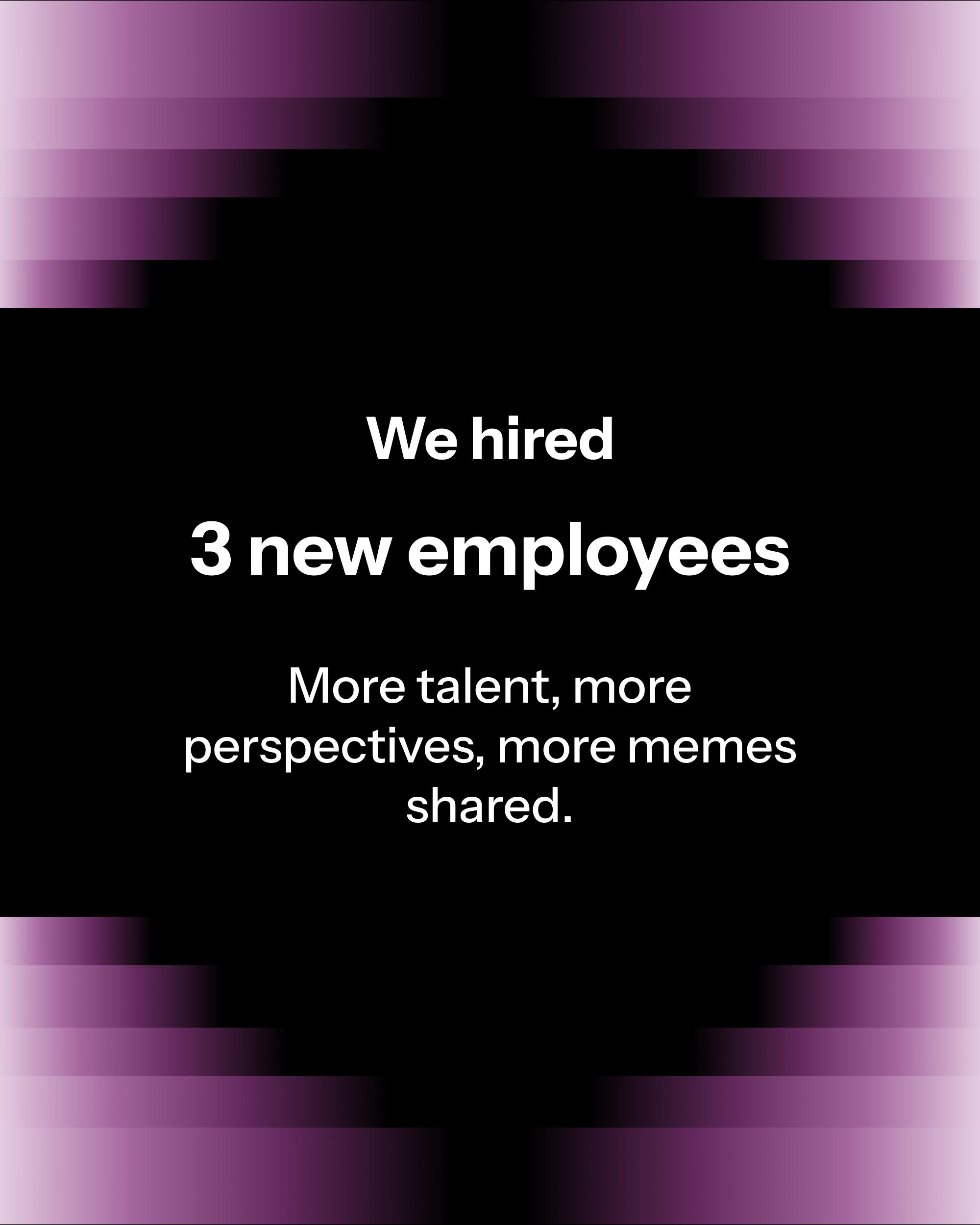 3 new employees